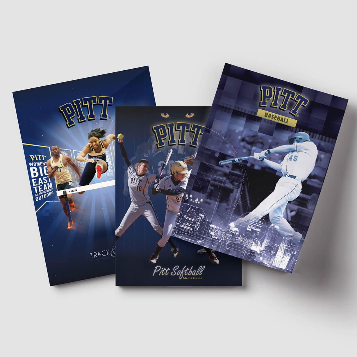 Sports programs and magazine design samples University of Pittsburgh