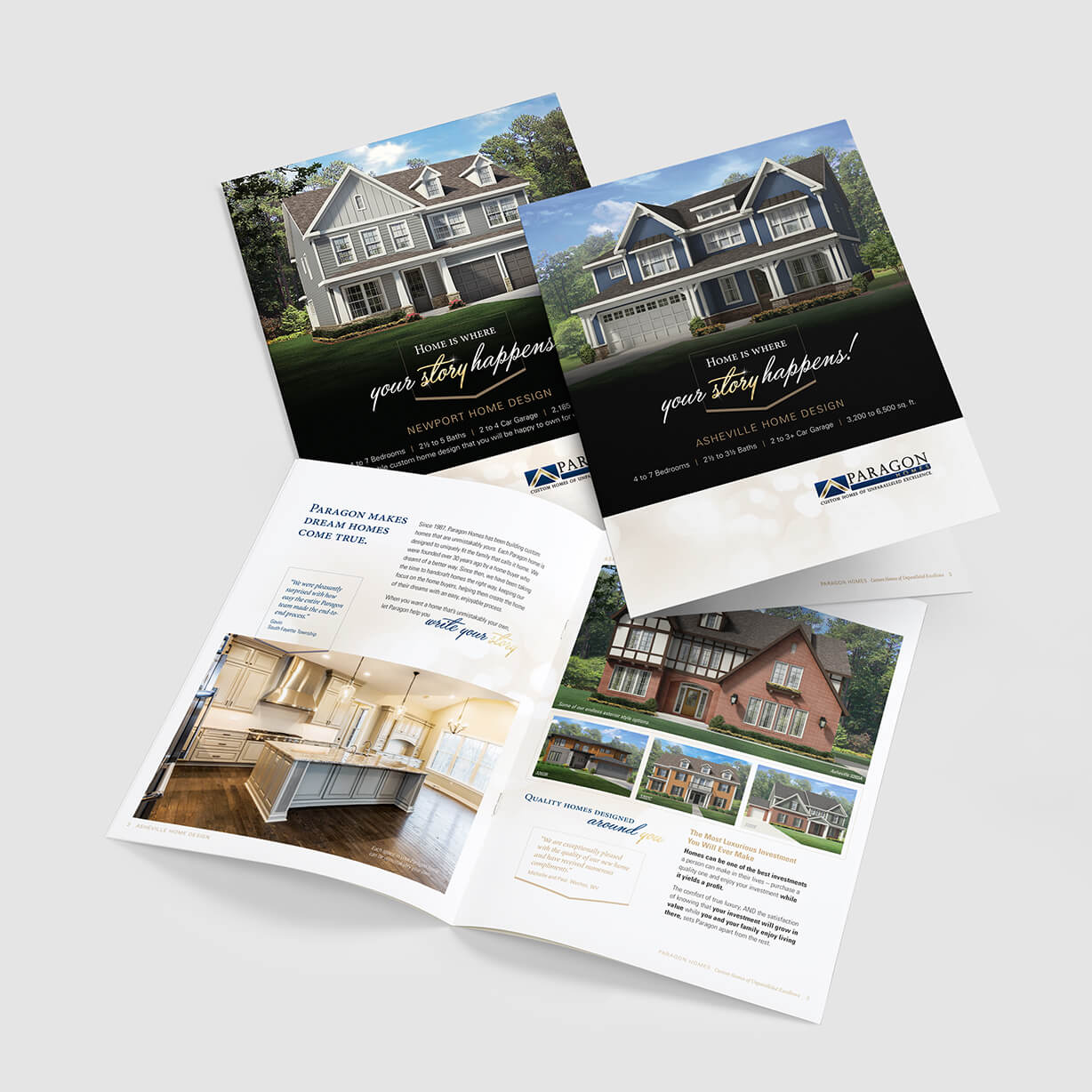 brochure designs for home builders