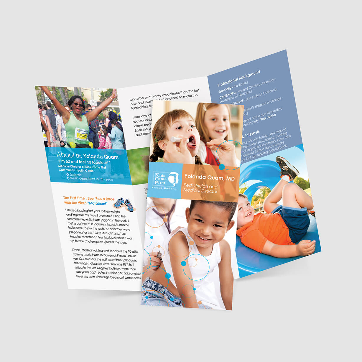 Pediatric brochure design