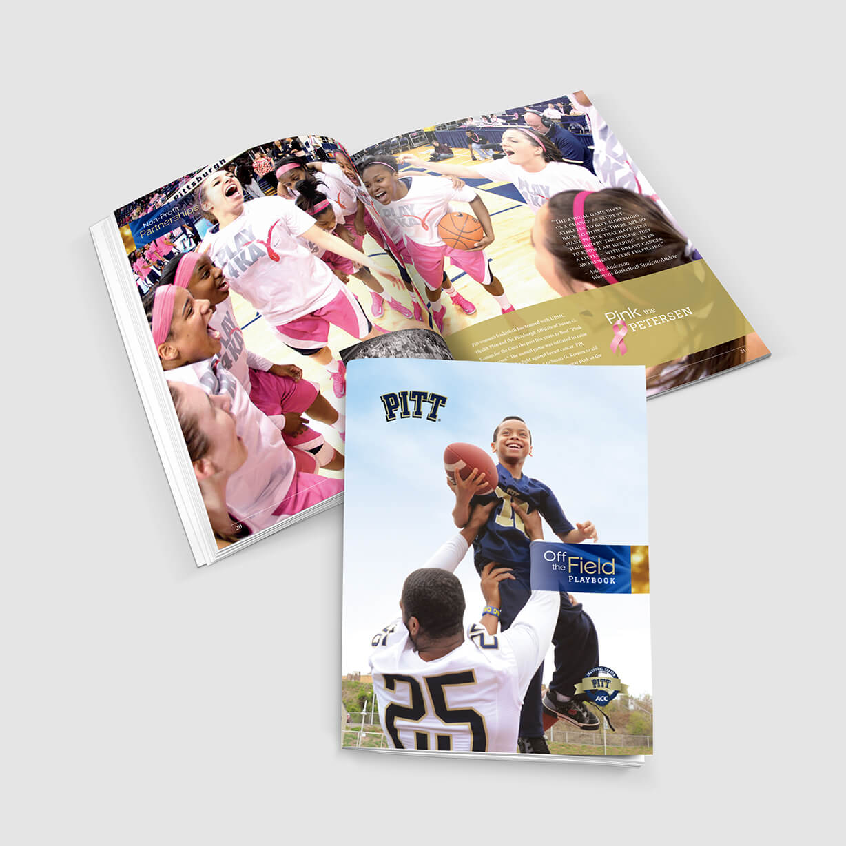 Pitt Athletics playbook design