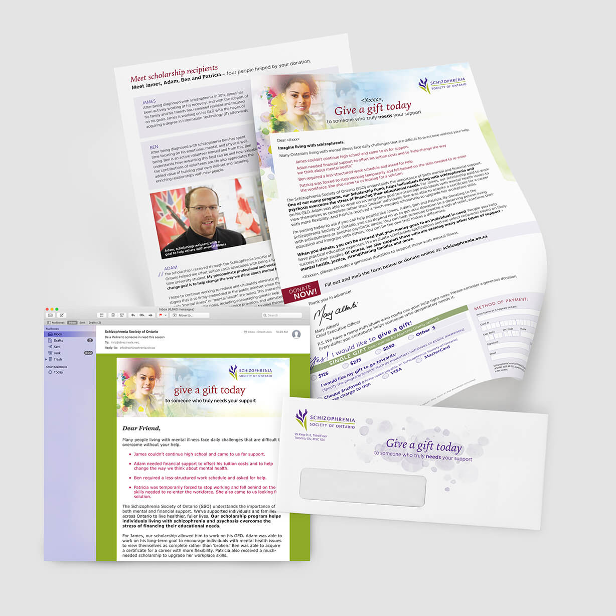 Direct Mail & Email combine for a donor campaign