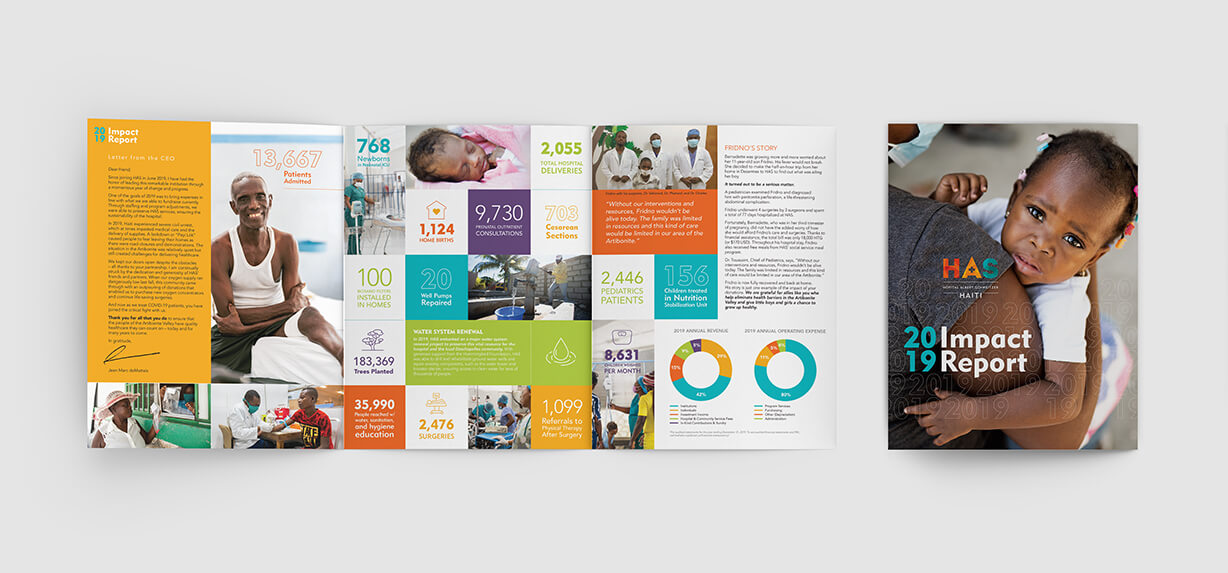 Impact Report Brochure Design for Nonprofit