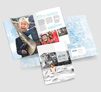 Hope Worldwide Annual Report Design Sample