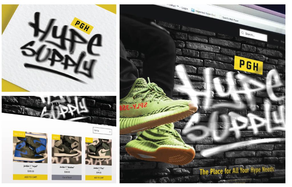 Online Shoe Store Branding