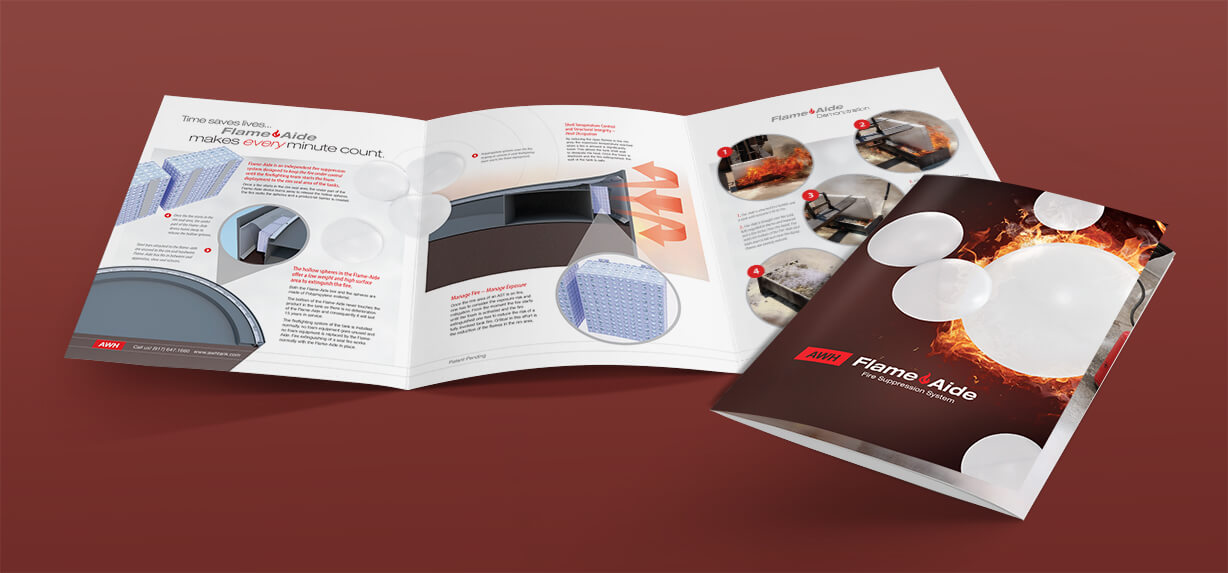 Brochure Design for Fire Prevention Product
