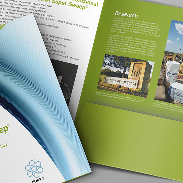 Industrial Pocket Folder design with 6 panels and right-hand pocket