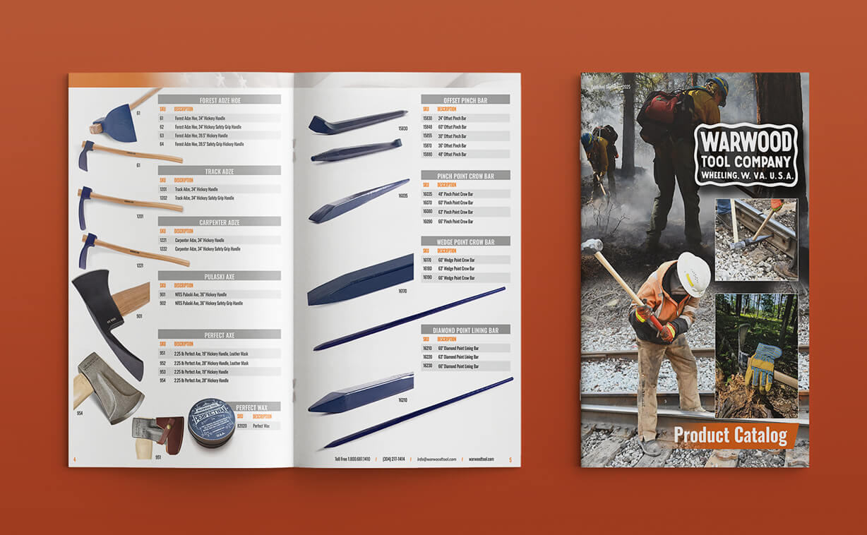 Warwood Tool Catalog design