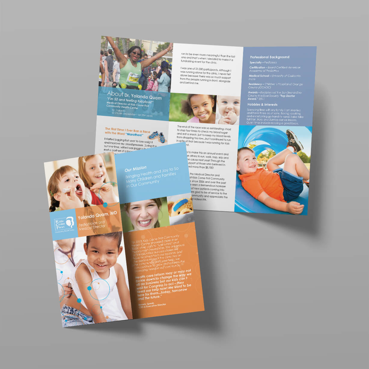 Pediatric brochure design